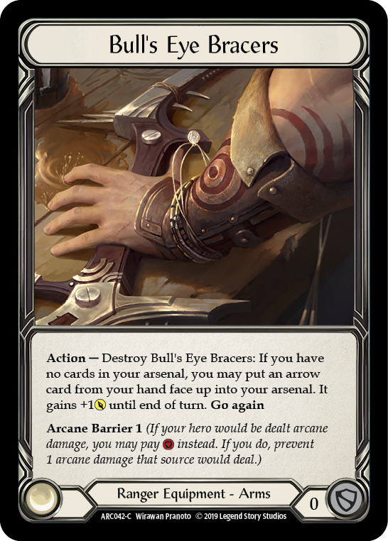 Bull's Eye Bracers [ARC042-C] (Arcane Rising)  1st Edition Normal