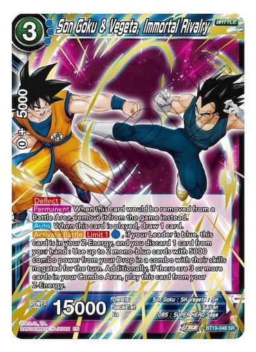 Son Goku & Vegeta, Immortal Rivalry (BT19-048) [Fighter's Ambition]