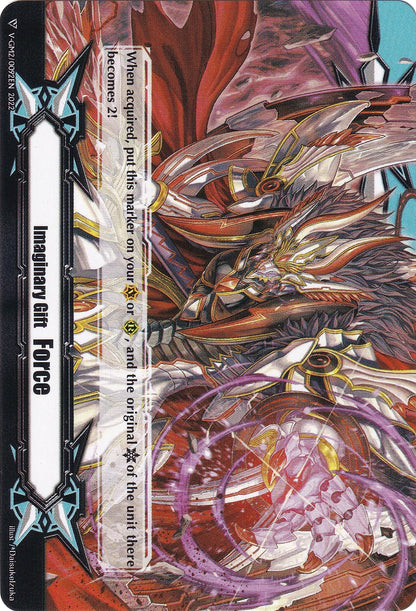 Imaginary Gift [Force] // [Imaginary Gift [Force II] Double-sided Gift Marker - Revenger, Raging Form Dragon (2022) (V-GM/0147EN 2022) [Gift Markers]