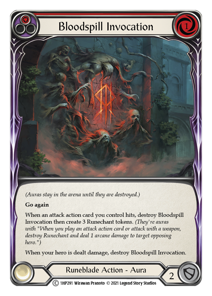 Bloodspill Invocation (Red) [1HP291] (History Pack 1)