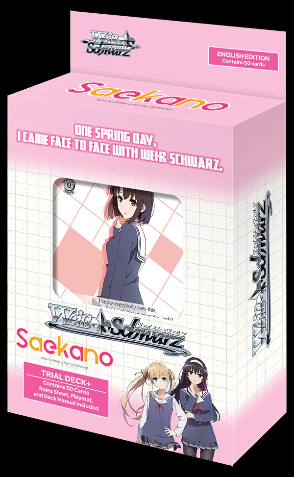 WEISS SCHWARZ - SAEKANO HOW TO RAISE A BORING GIRLFRIEND TRIAL DECK+ (1 Deck)