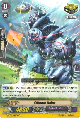 Silence Joker (G-BT09/086EN) [Divine Dragon Caper]