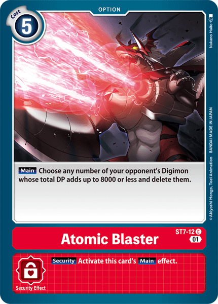 Atomic Blaster [ST7-12] [Starter Deck: Gallantmon]