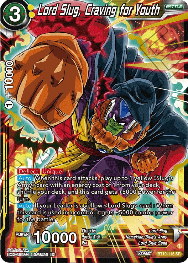 Lord Slug, Craving for Youth (BT19-115) [Fighter's Ambition]