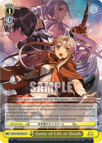 Game of Life or Death [Sword Art Online Animation 10th Anniversary]