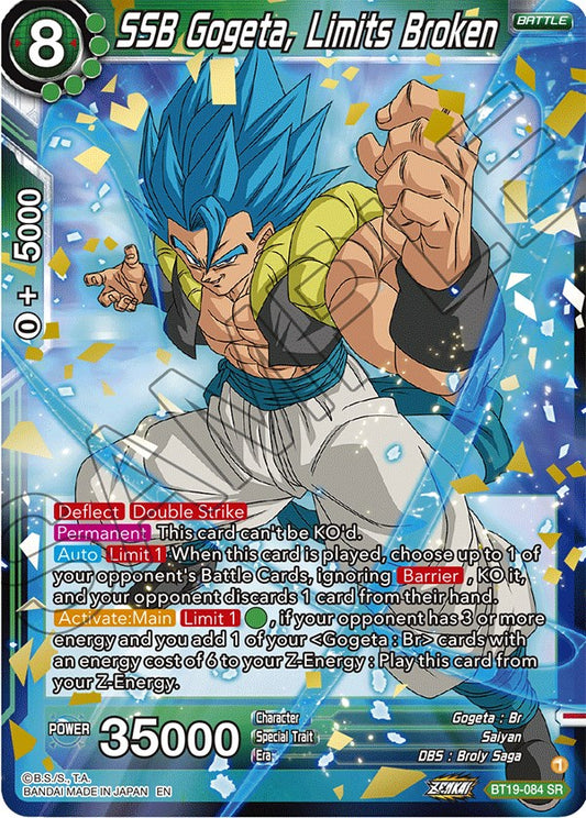 SSB Gogeta, Limits Broken (BT19-084) [Fighter's Ambition]