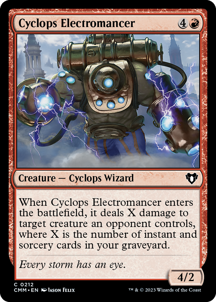 Cyclops Electromancer [Commander Masters]