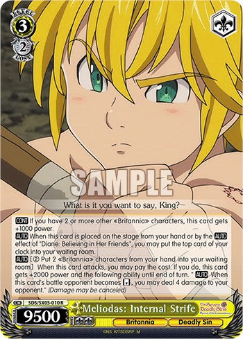 Meliodas: Internal Strife (Foil) [The Seven Deadly Sins: Revival of The Commandments]