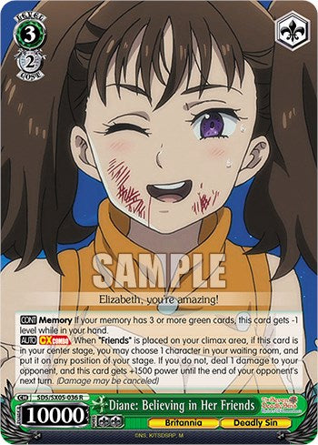 Diane: Believing in Her Friends (Foil) [The Seven Deadly Sins: Revival of The Commandments]