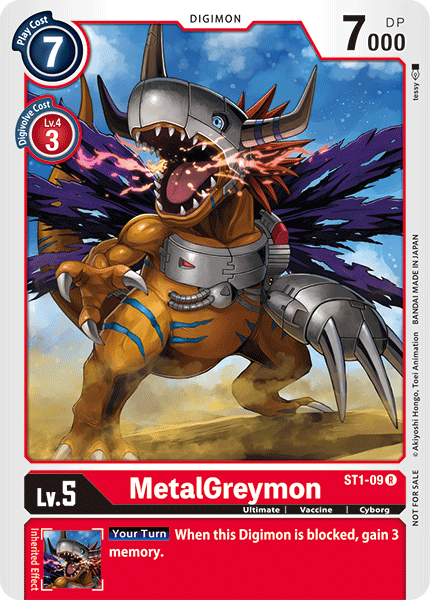 MetalGreymon [ST1-09] (Tamer Battle Pack) [Starter Deck: Gaia Red Promos]