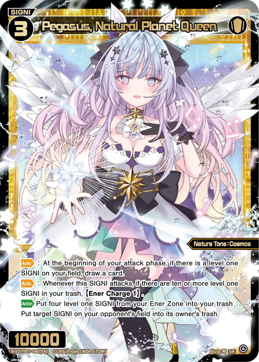 Pegasus, Natural Planet Queen (WXDi-P07-040[EN]) [Welcome Back Diva -Lostorage-]
