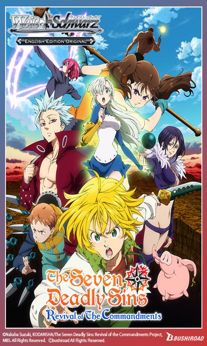Weiss Schwarz Seven Deadly Sins Revival Commandments Booster Box