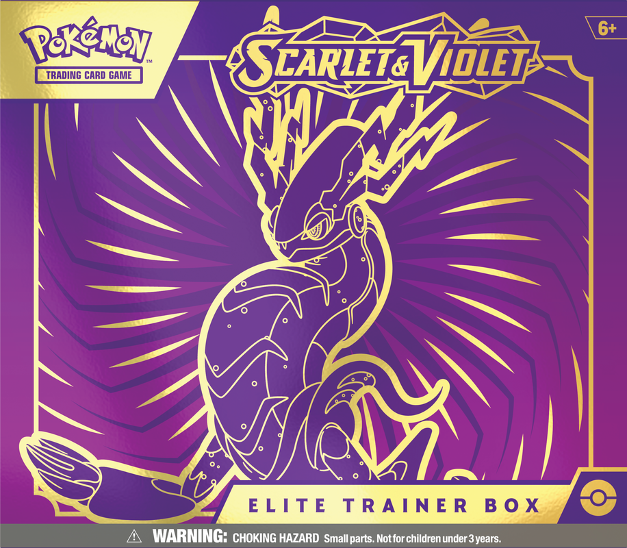 POKEMON - SCARLET AND VIOLET - BASE SET - ELITE TRAINER BOX - MIRAIDON