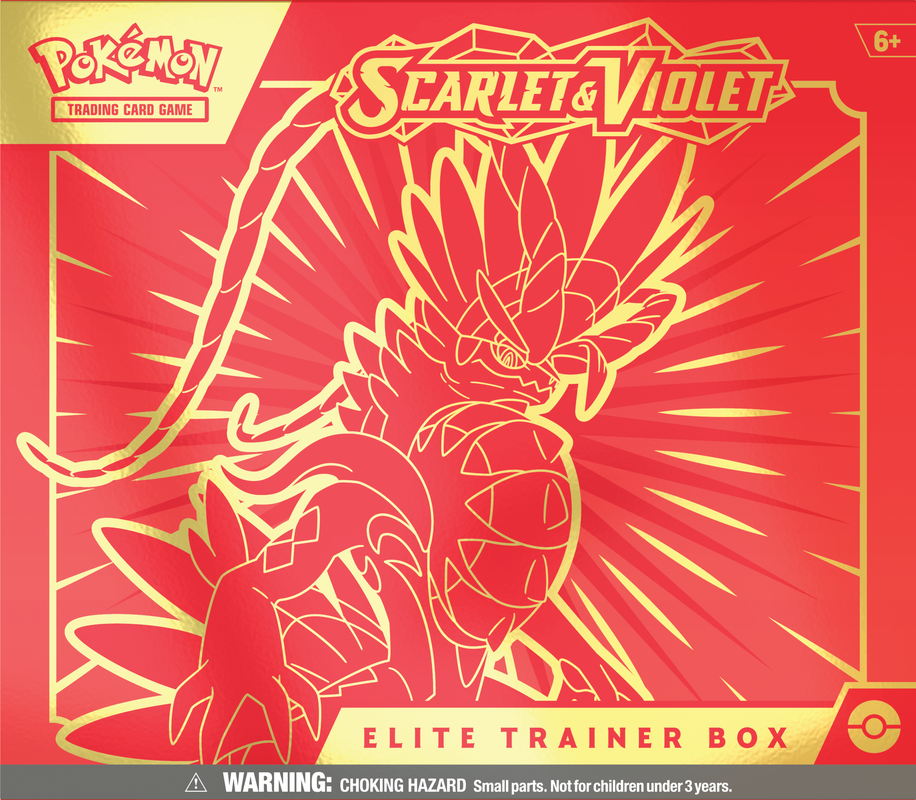 POKEMON - SCARLET AND VIOLET - BASE SET - ELITE TRAINER BOX - KORAIDON