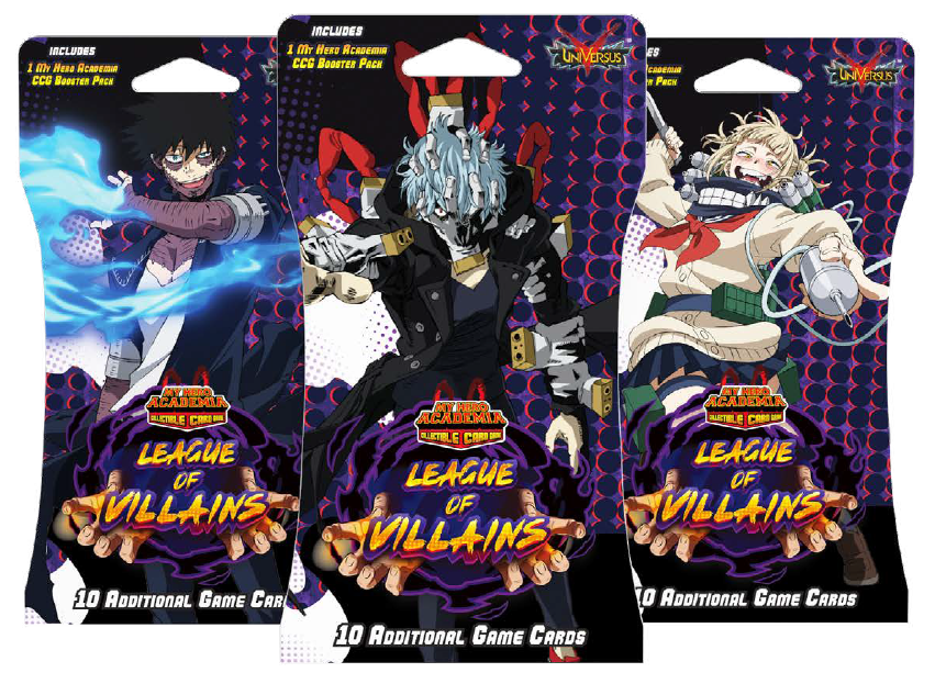 MY HERO ACADEMIA CCG LEAGUE OF VILLAINS SLEEVED BOOSTER PACK