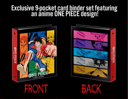 ONE PIECE CG 9PKT BINDER SET ANIME VERSION