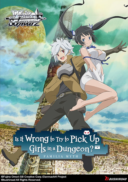 WEISS SCHWARZ - IS IT WRONG TO TRY TO PICK UP GIRLS IN A DUNGEON BOOSTER PACK