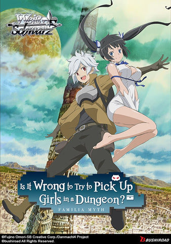 WEISS SCHWARZ - IS IT WRONG TO TRY TO PICK UP GIRLS IN A DUNGEON BOOSTER PACK